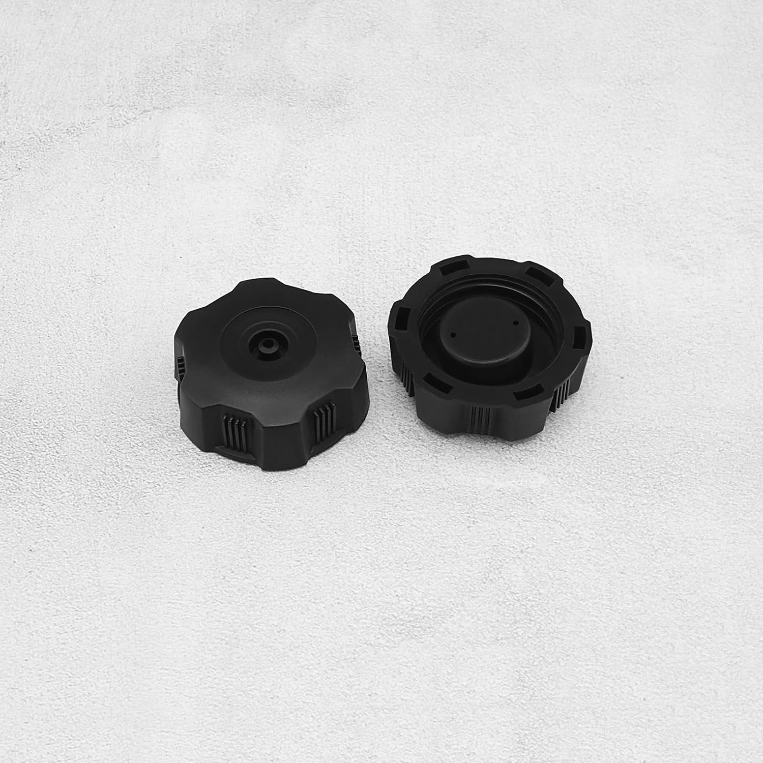 Ecsing 2 Pieces Inner Diameter 40Mm Motorcycle Fuel Tank Cap Black Plastic Fuel Filler Gas Cap Compatible with 50CC 70CC 90CC 110CC 125CC ATV Quad 4 Wheeler image number 3