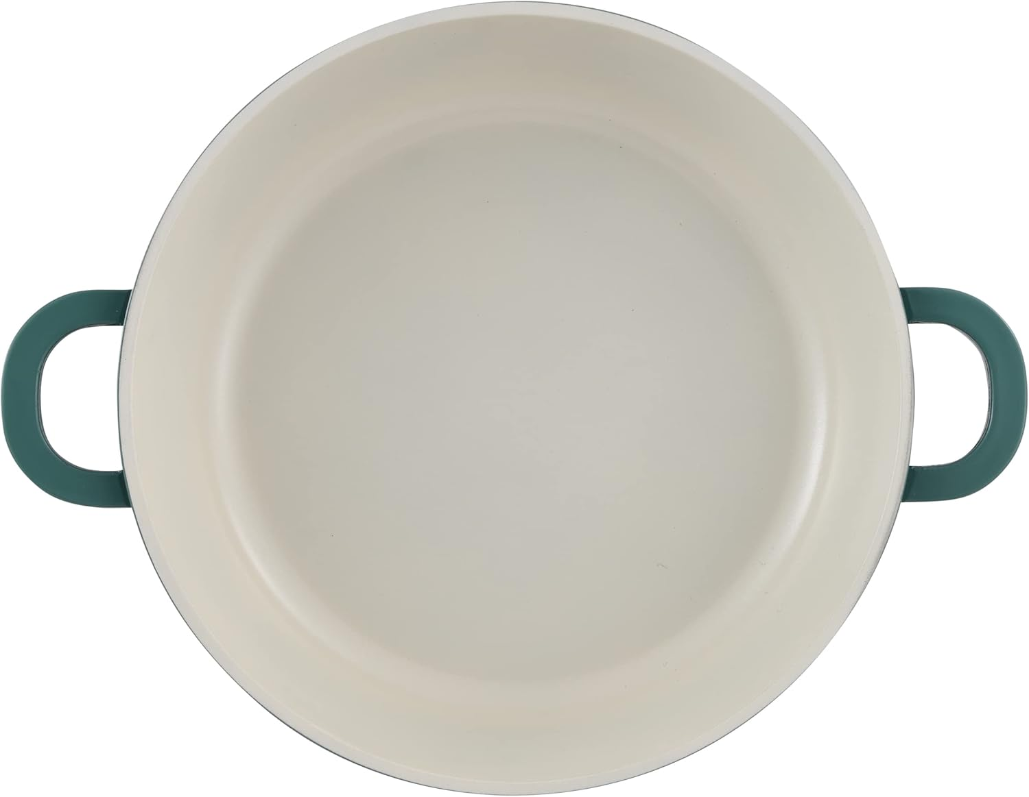 BERGNER Excalibur | Low Pot Diameter 24 Cm and Height 6.5 Cm | with Lid | Made of Cast Aluminium | Oven and Induction Safe | Green image number 1