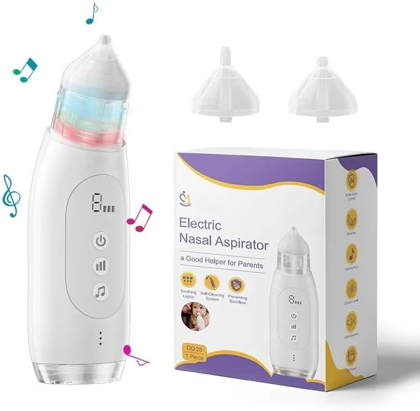 Electric Nasal Aspirator for Infants and Toddlers, Nose Cleaner, Mucous/Snot/Booger Sucker image number 5