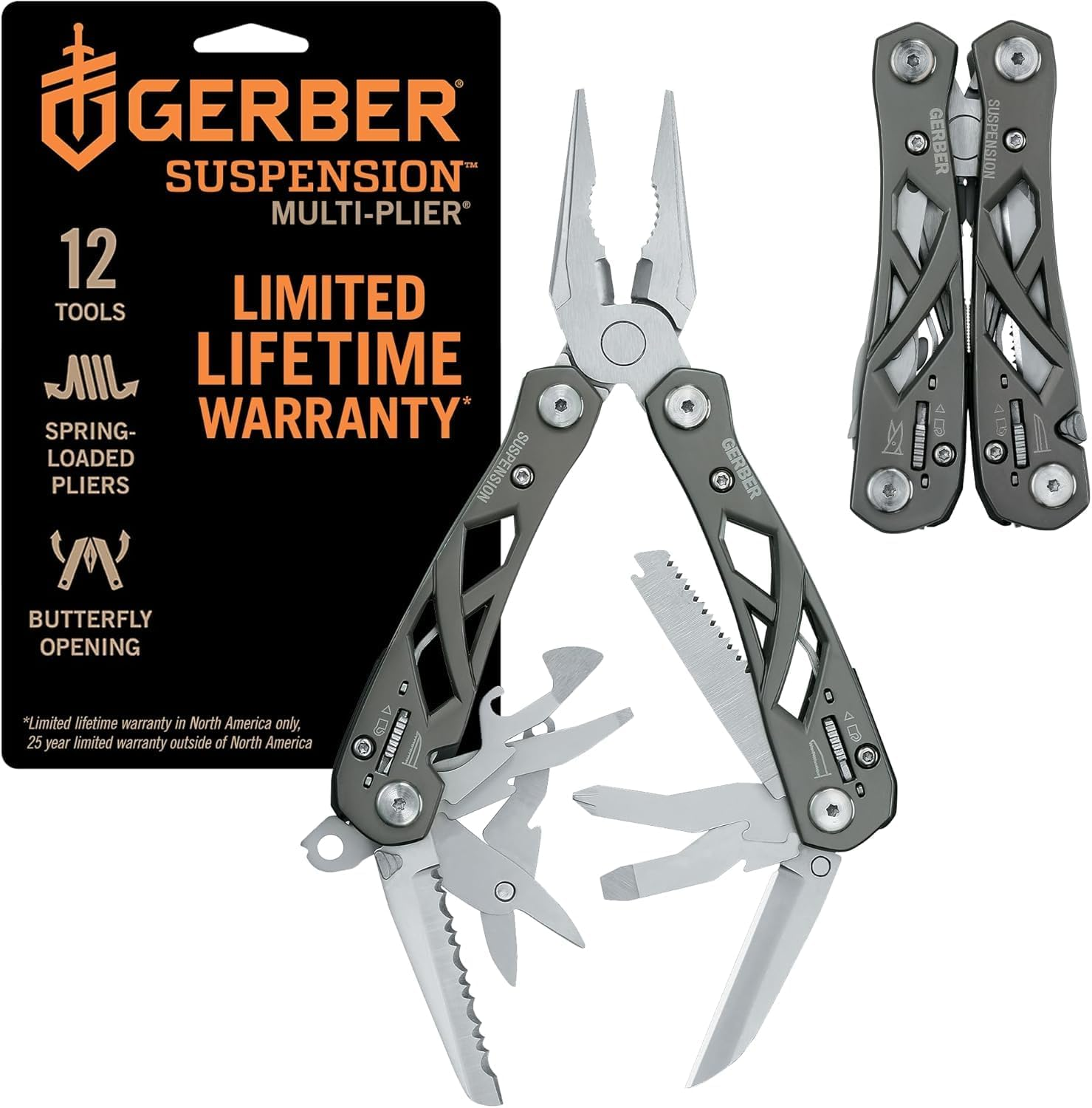 Gerber Suspension Multi-Plier [22-01471],Titanium,Medium image number 6
