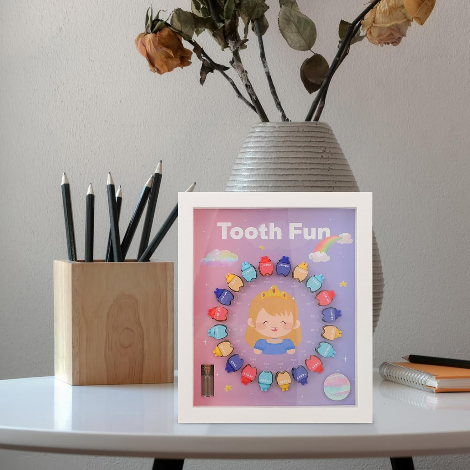 Toyvian 1Set Tooth Keepsake Box Organizer of Boy Girl Tooth Container Generous Storage Portable Design for Boys and Girls image number 3