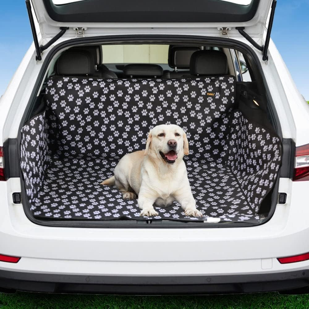 Pawz Pet Boot Car Seat Cover Hammock Nonslip Dog Puppy Cat Waterproof Rear Large, Waterproof Back Seat Extender for Dogs, Wear-Proof Dog Back Seat Hammock for Cars, Suitible for Cars Trucks and SUV image number 2