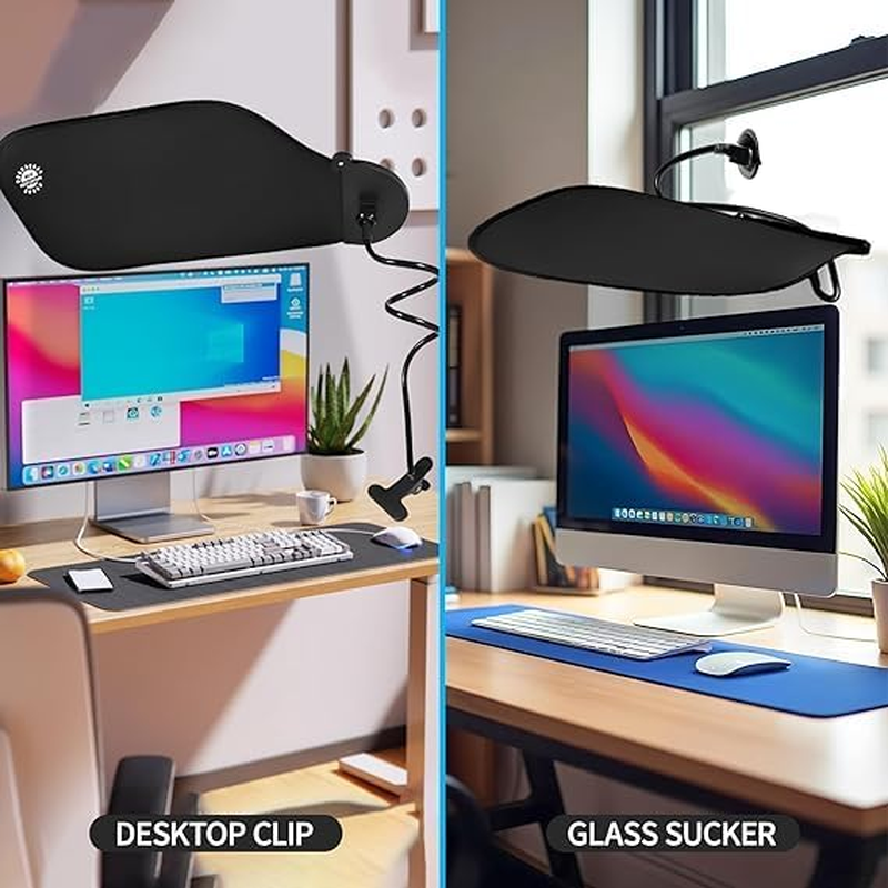 Uandhome Adjustable Office Cubicle and Desk Shade,Flexible Desk Light Blocker for Privacy, Glare Reduction, and Comfort,Essential Office Desk Accessories image number 1