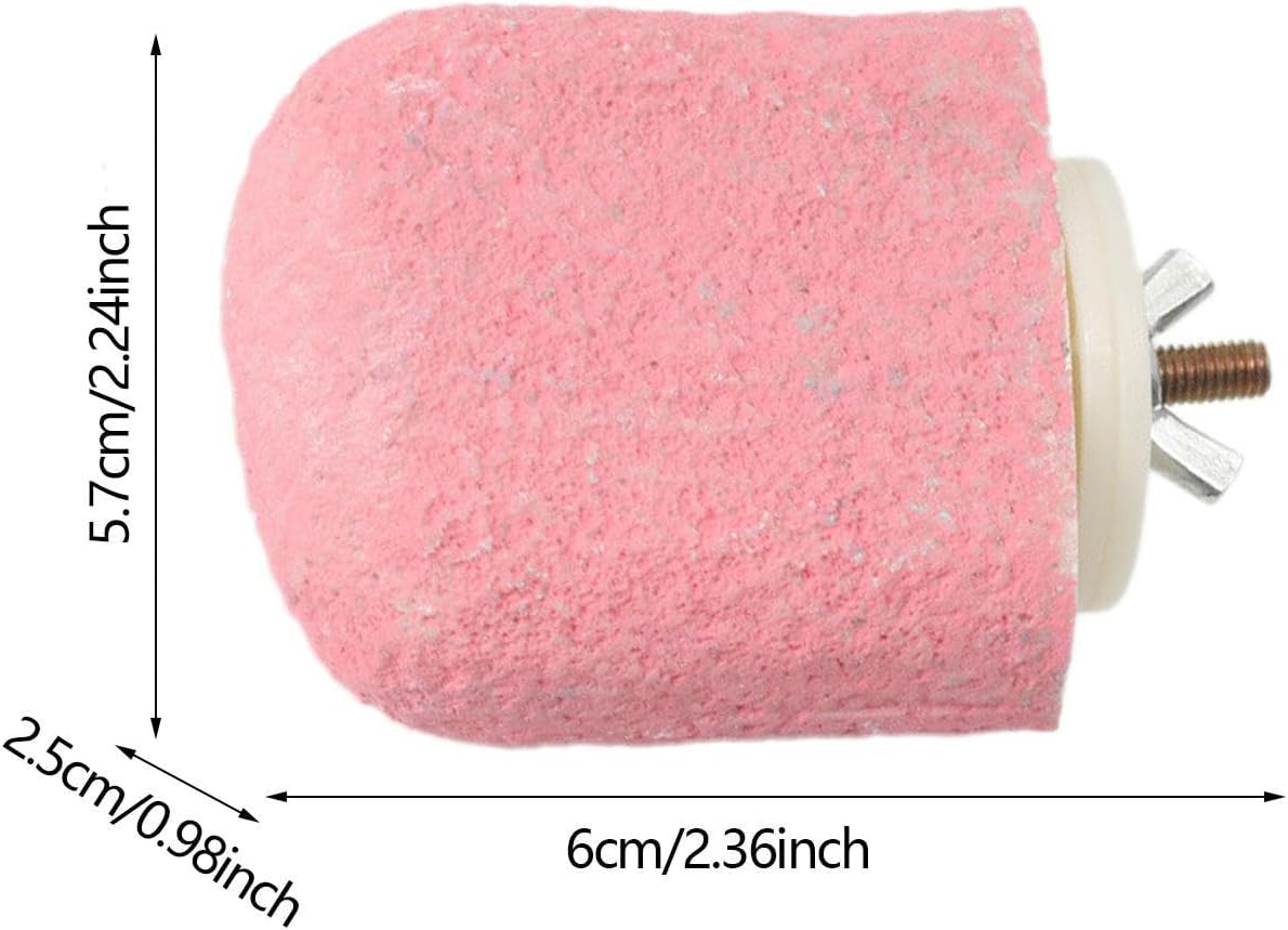 Whtkoph Bird Perch, Parrot Stand, Play Stand, Grinding, Trimmer for Macaws, Small Birds And, Pink image number 2