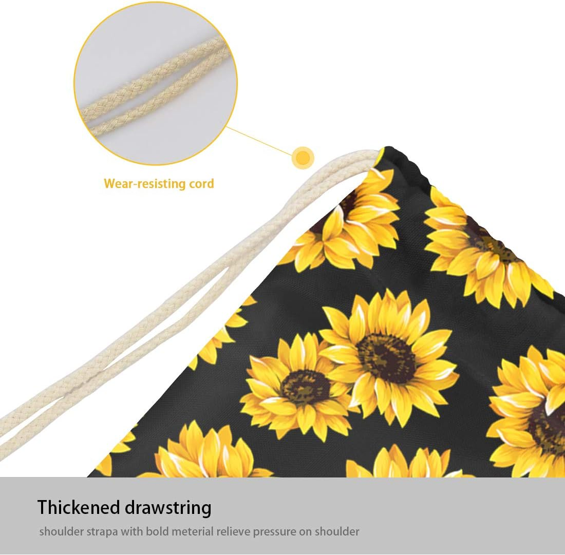 CLOHOMIN 3D Animal Drawstring Bag Gym Sackpack Hiking Yoga Swimming Backpack Travel Beach Gymsack image number 1