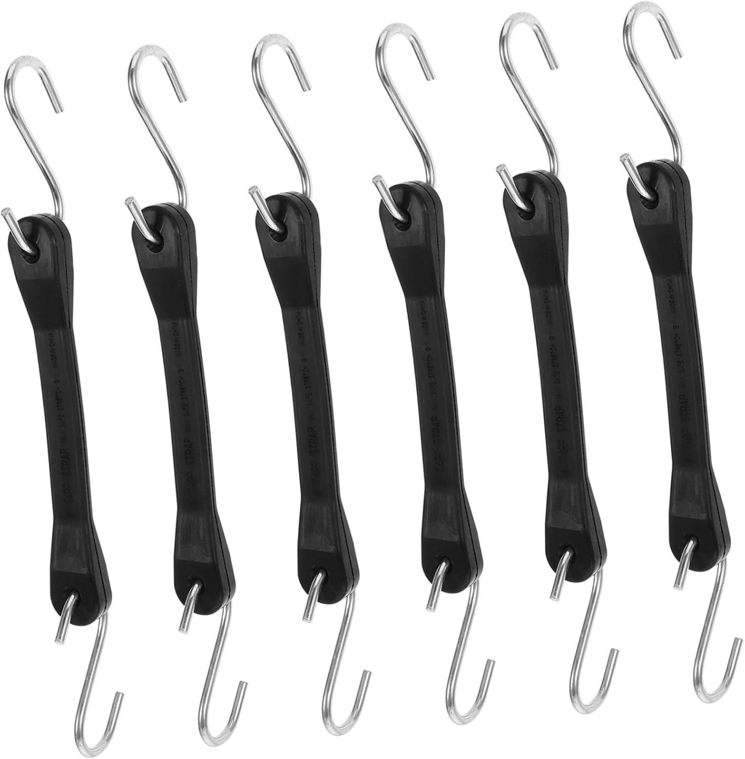 HOMOCONO 6Pcs Luggage Straps for Suitcases Heavy Duty Lashing Straps Adjustable Tension for Travel Outdoor Suitcase Belts image number 5