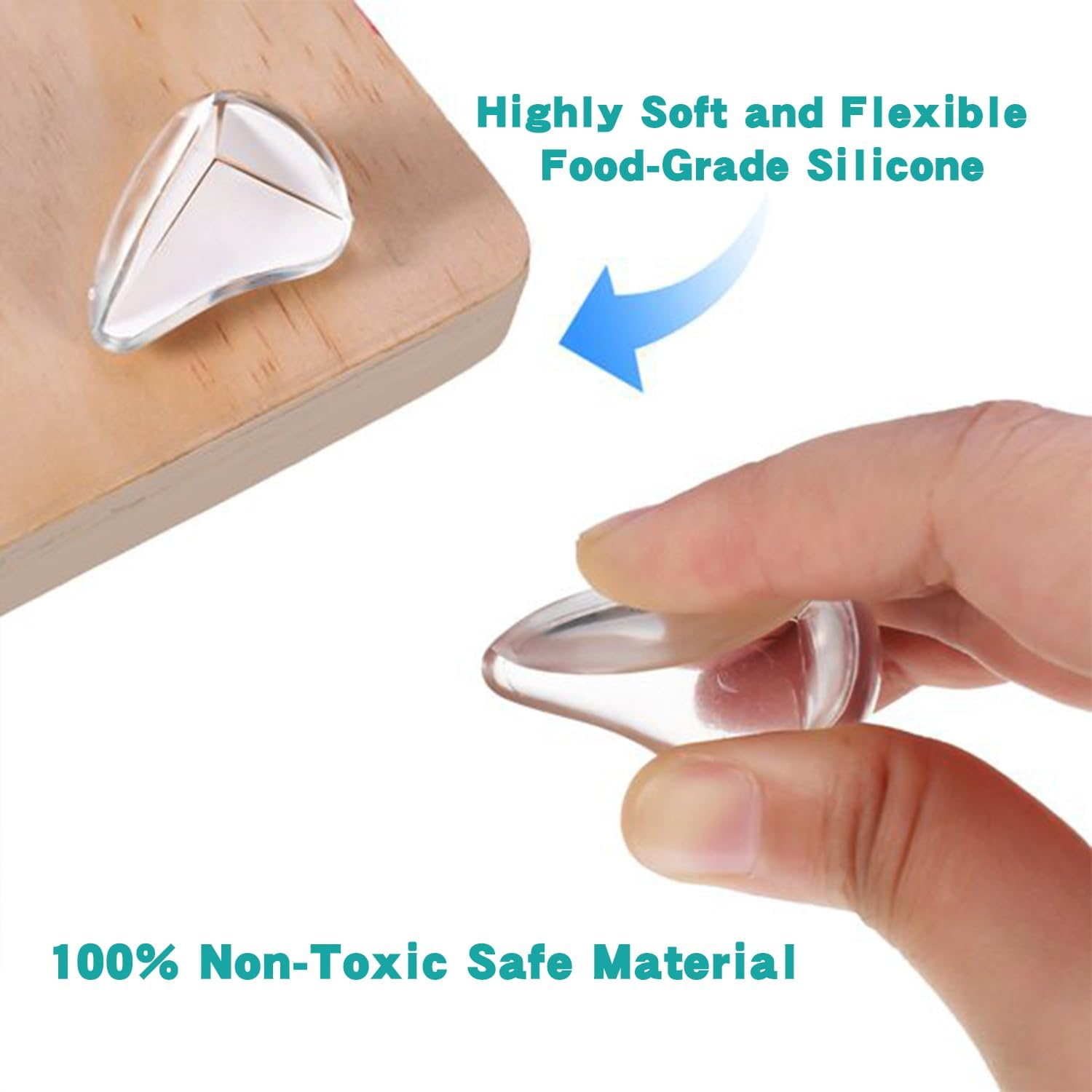 12 Pack Corner Protector for Baby, Clear Corner Protectors, Furniture Corner Guard & Edge Safety Bumpers to Cover Sharp Furniture & Table Edges image number 6