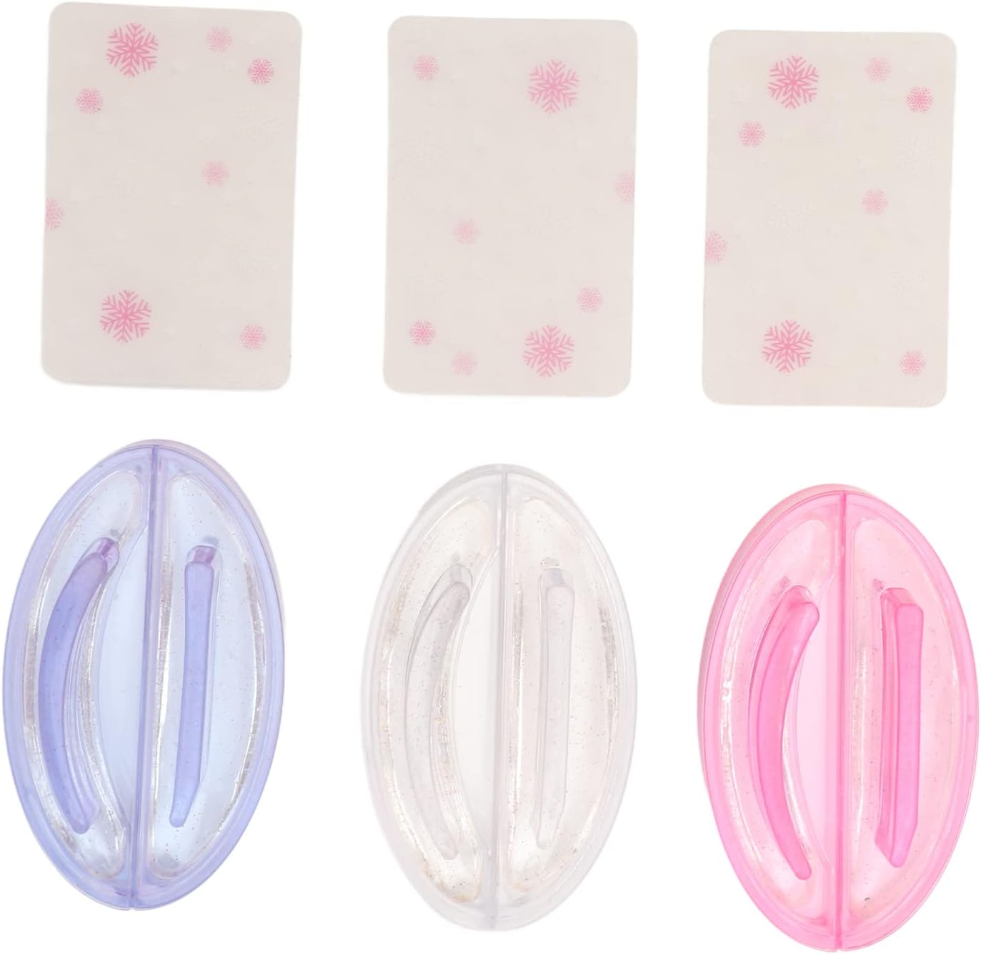 3PCS Nail Art Stamper Set, Silicone Nail Stamper Set Various Patterns Soft Manicure Stamping Tools Nails Art Template Tools for DIY Nail Salon for Nail Art Manicure image number 5