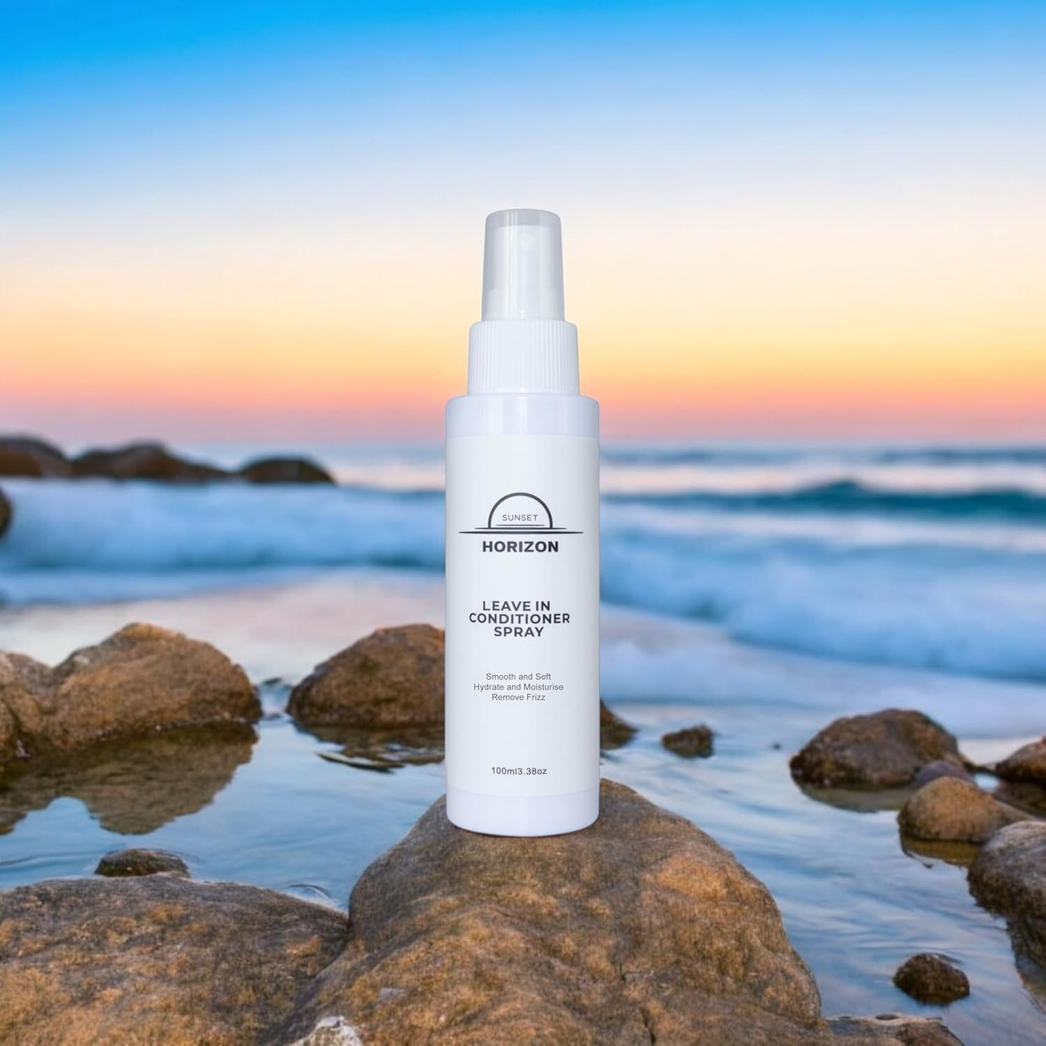 SUNSET HORIZON Leave in Conditioner Spray - Hydrate & Remove Frizz - Lavender and Shea Butter Scent - 100Ml image number 4