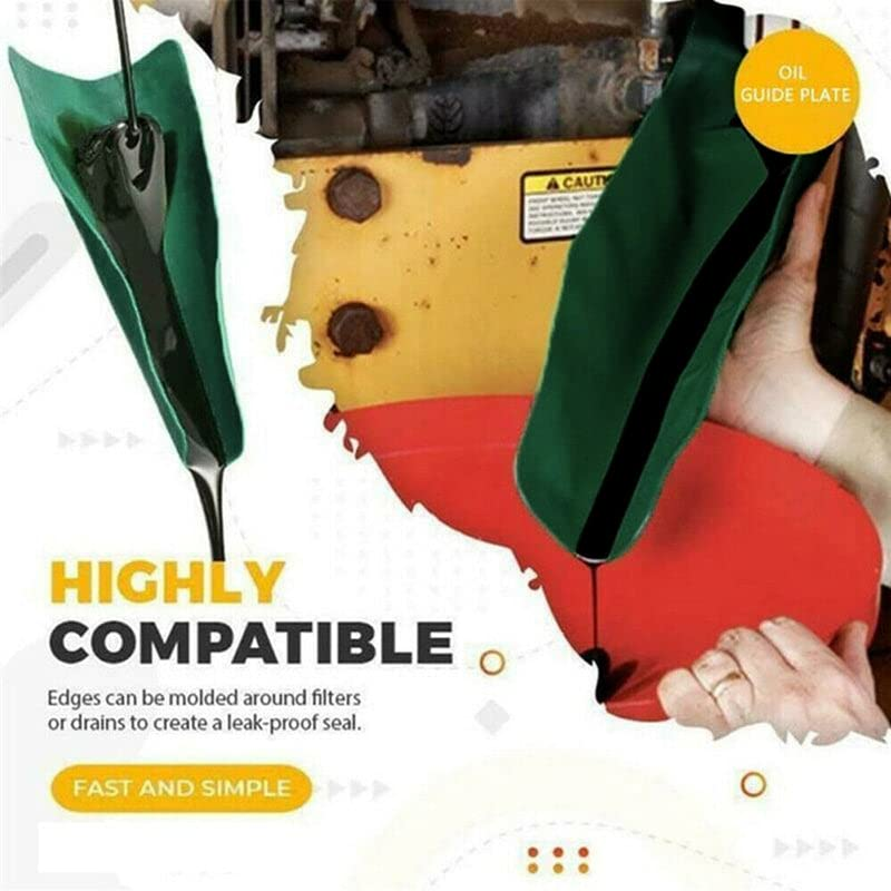 AIMALL S/L Flexible Longer Engine Oil Funnel Car Refueling Draining Tool General Draining Foldable Reusable PU Sheet for Cars Trucks Atvs image number 6