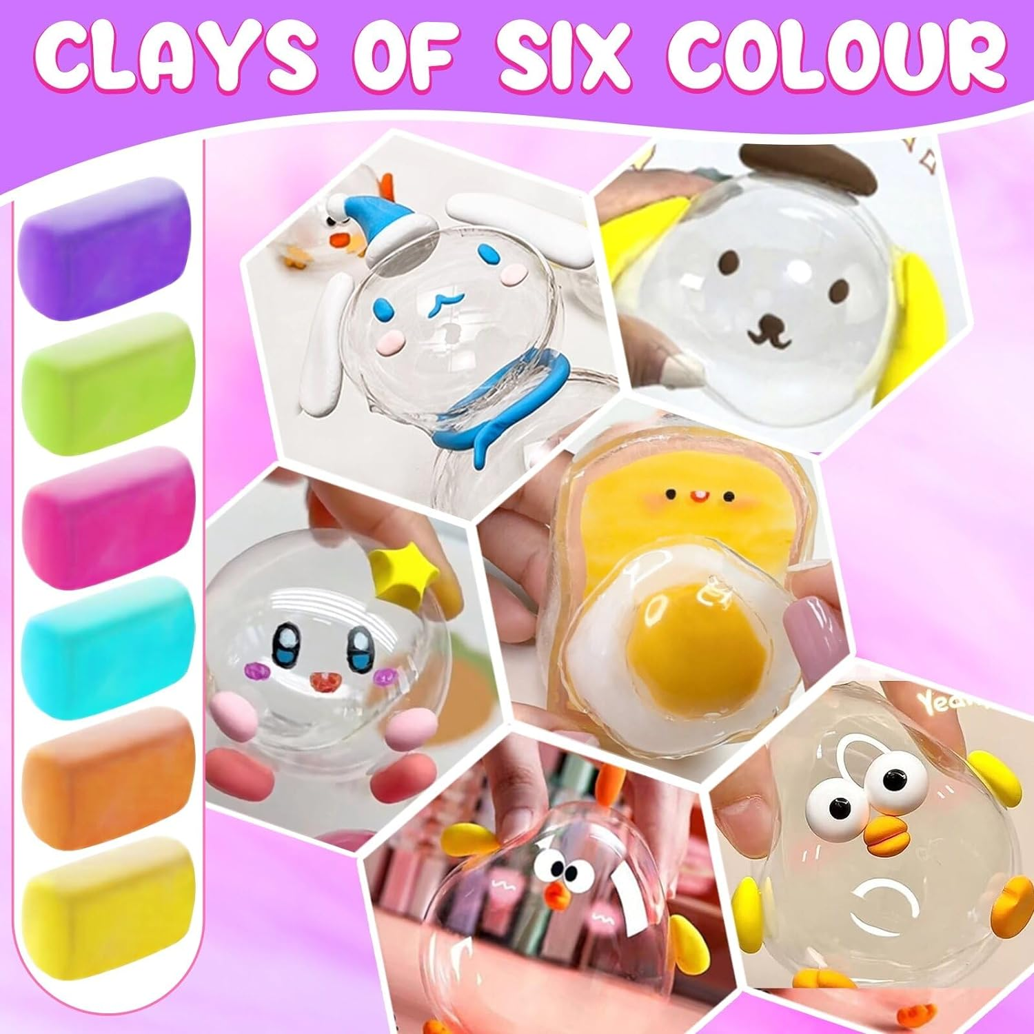 Jimcii Nano Tape Squishy Maker - Bubble Kit for Kids