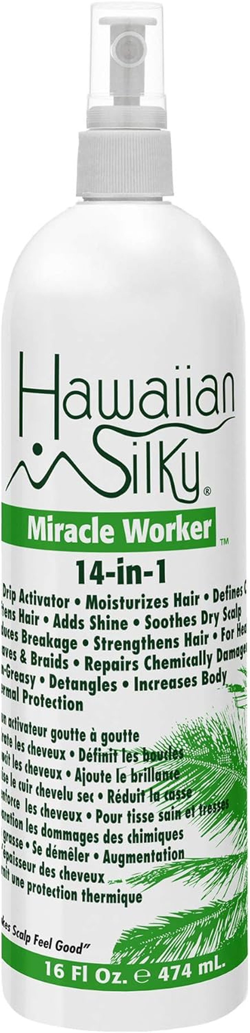 Hawaiian Silky 14 in 1 Miracle Worker Hair Moisturizer, 16 Oz image number 3
