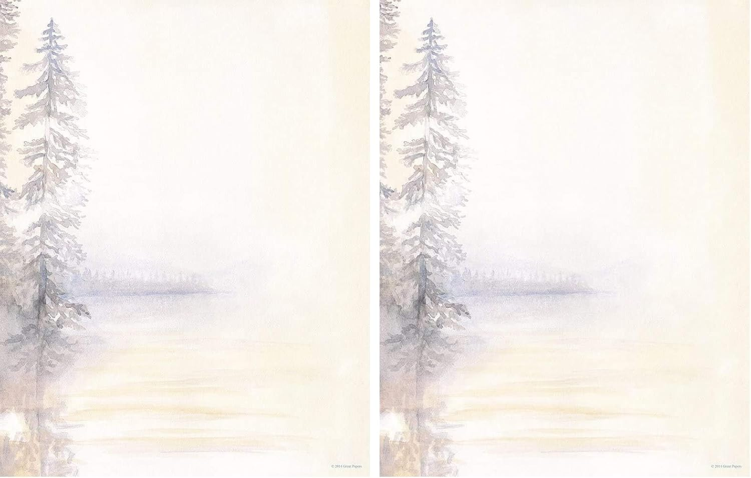 Great Papers! Morning Mist Letterhead, 80 Count, 8.5"X11" (2014250) (Pack of 2) image number 2