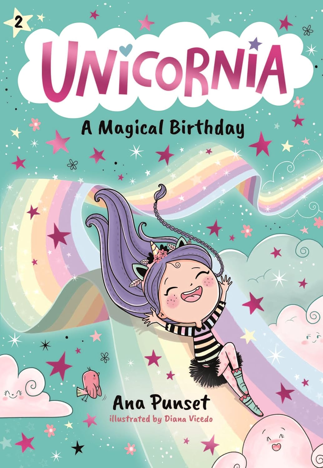 Unicornia: a Magical Birthday: the Bestselling Illustrated Magical Unicorn Series for Kids Aged 5-8, Perfect for Party-Bag Presents image number 4