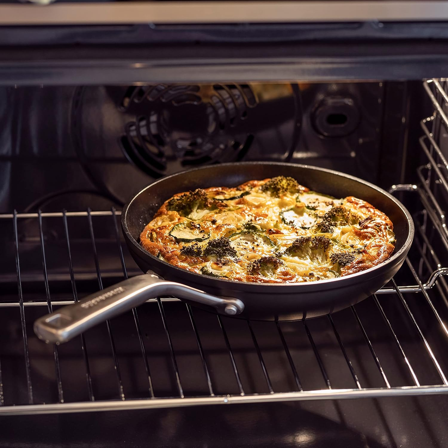 Kitchenaid Forged Hardened Aluminium 30 Cm Frying Pan, Induction, Oven and Dishwasher Safe, Black