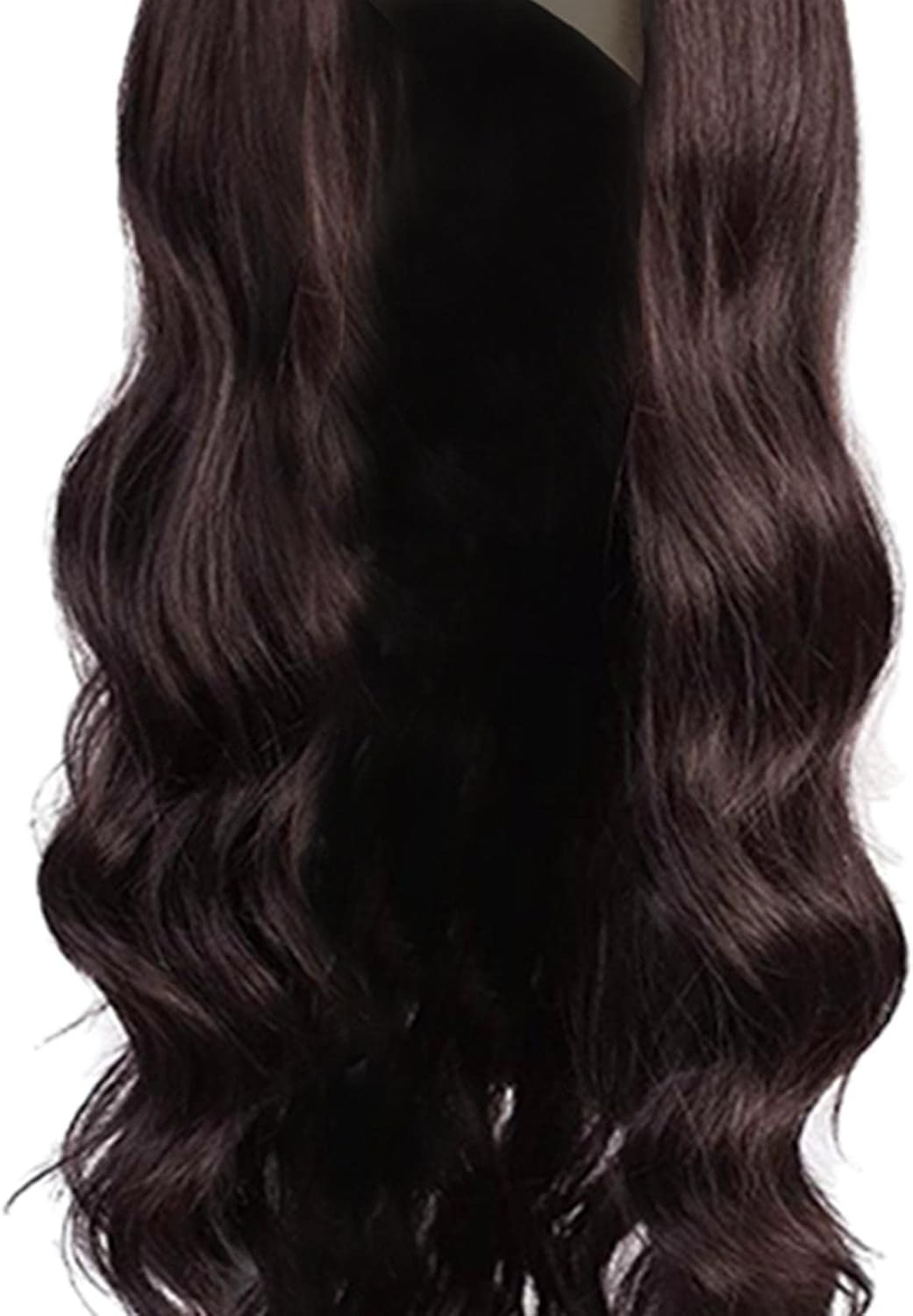 Fashion Lace Front Wig, Heat Resistant Synthetic Realistic Hairpiece Women Wavy Wig for Daily Wearing Party Halloween Decor Dating Cosplay, 24 Inches image number 6