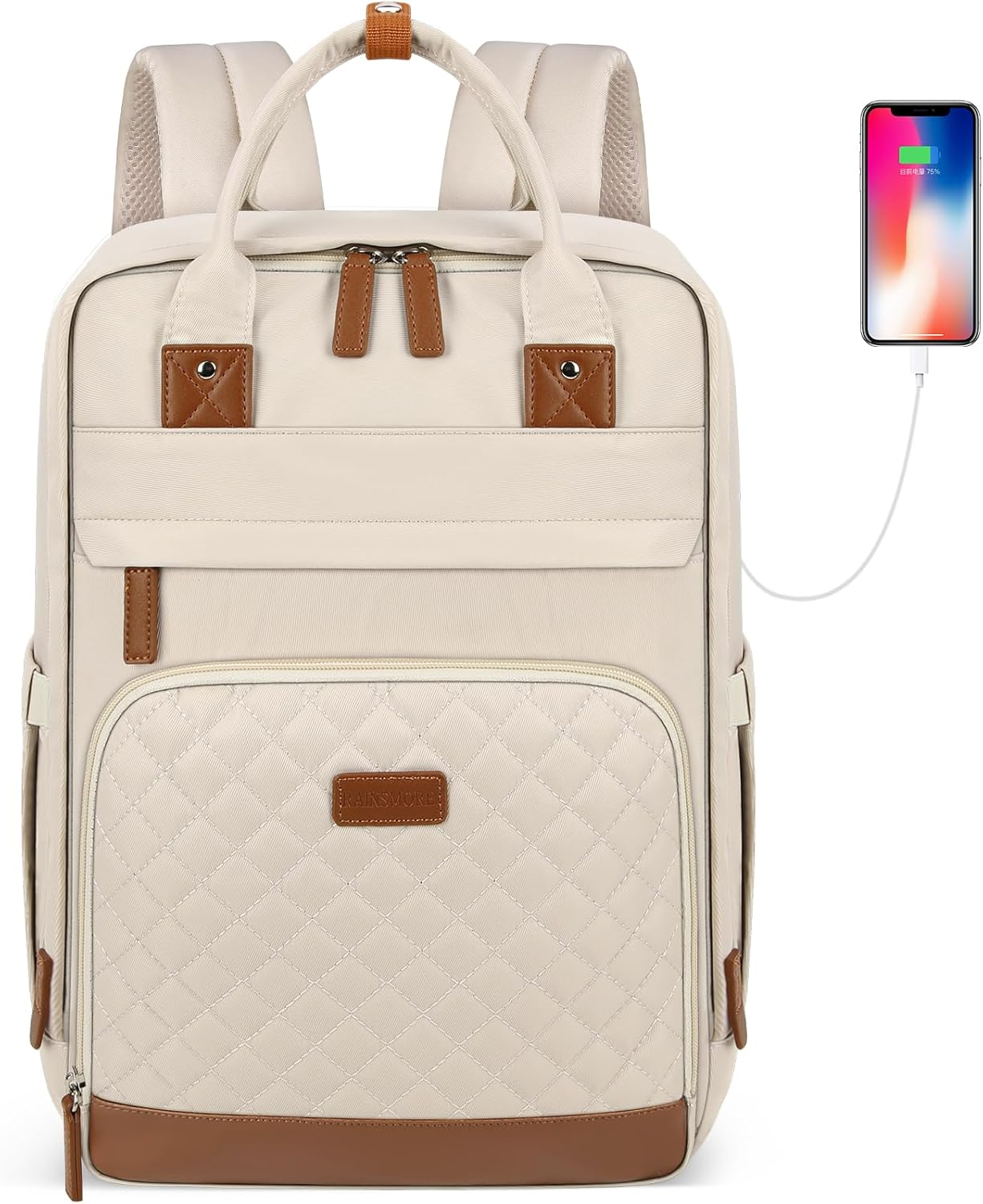 Travel Backpack for Women,15.6 Inch Laptop Backpack,Tsa Friendly Flight Approved Carry-On Luggage Hand Backpack with USB Port,Computer Backpack,Casual Daypack,Hiking Backpack