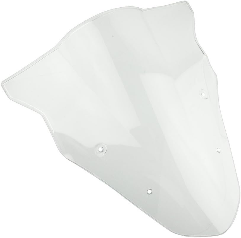 Windshield Screen Panel Cowl Fairing Windshield Windscreen Double Bubble for Kawasaki Ninja 650 ER-6F EX650 ABS ER6F EX650F 2012-2016 2013 2014 2015 (Black)