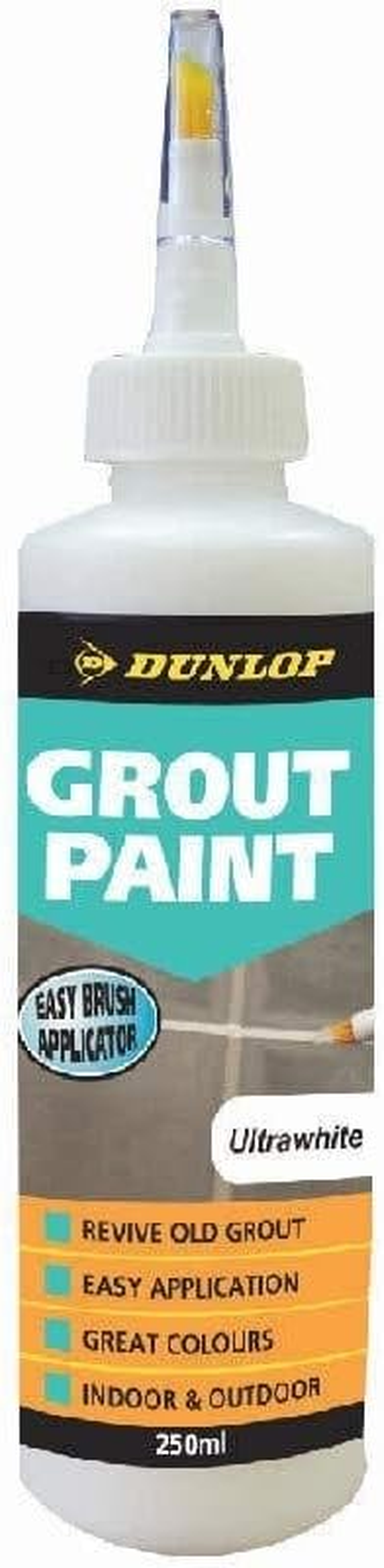 Dunlop Grout Paint 250 Ml, Ultra White