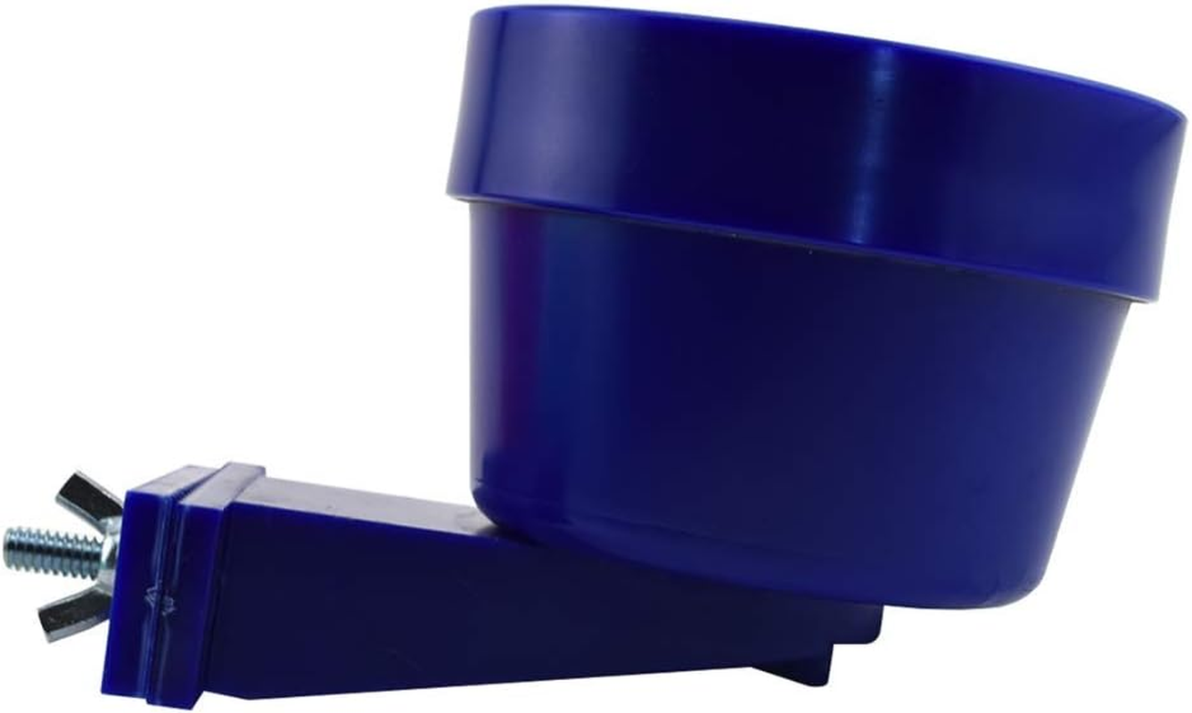 Lixit Quick Lock Cage Bowls for Small Animals. (10Oz, Blue) image number 1