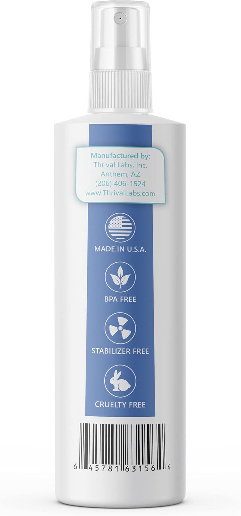 Proh2O2 Food Grade Hydrogen Peroxide 3%, Natural Cleaner by Thrival Labs, Spray Bottle, 8 Fluid Ounces