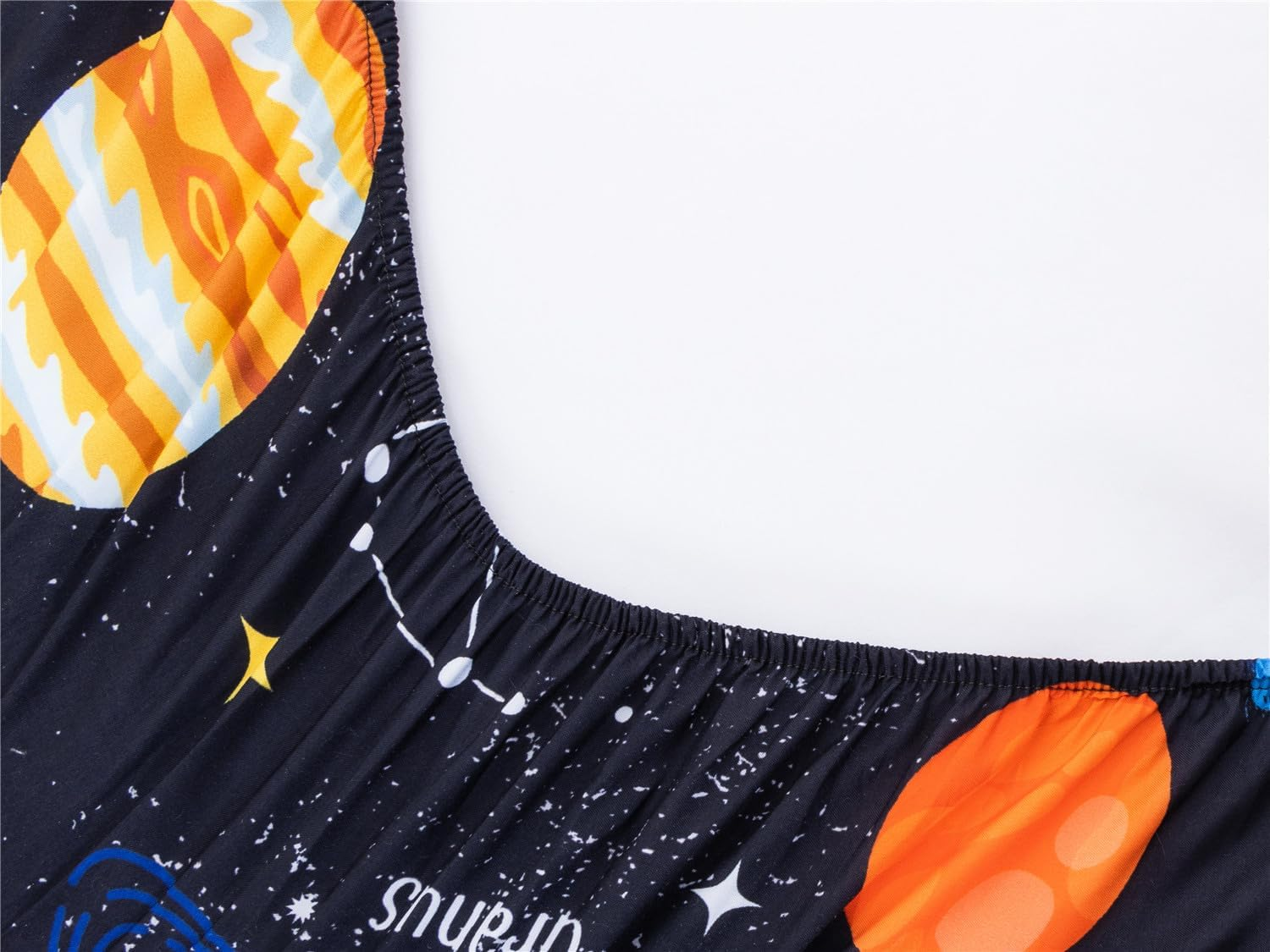 NTBED Galaxy Printed Zipper Bedding Sets Twin Lightweight Microfiber Universe Comforter Set with Fitted Sheet Pillow Covers,Navy Blue