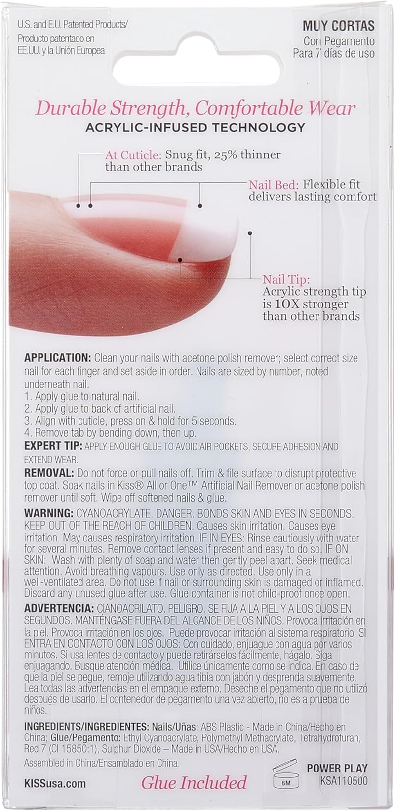 Kiss Salon Acrylic French Kit Power Play image number 6