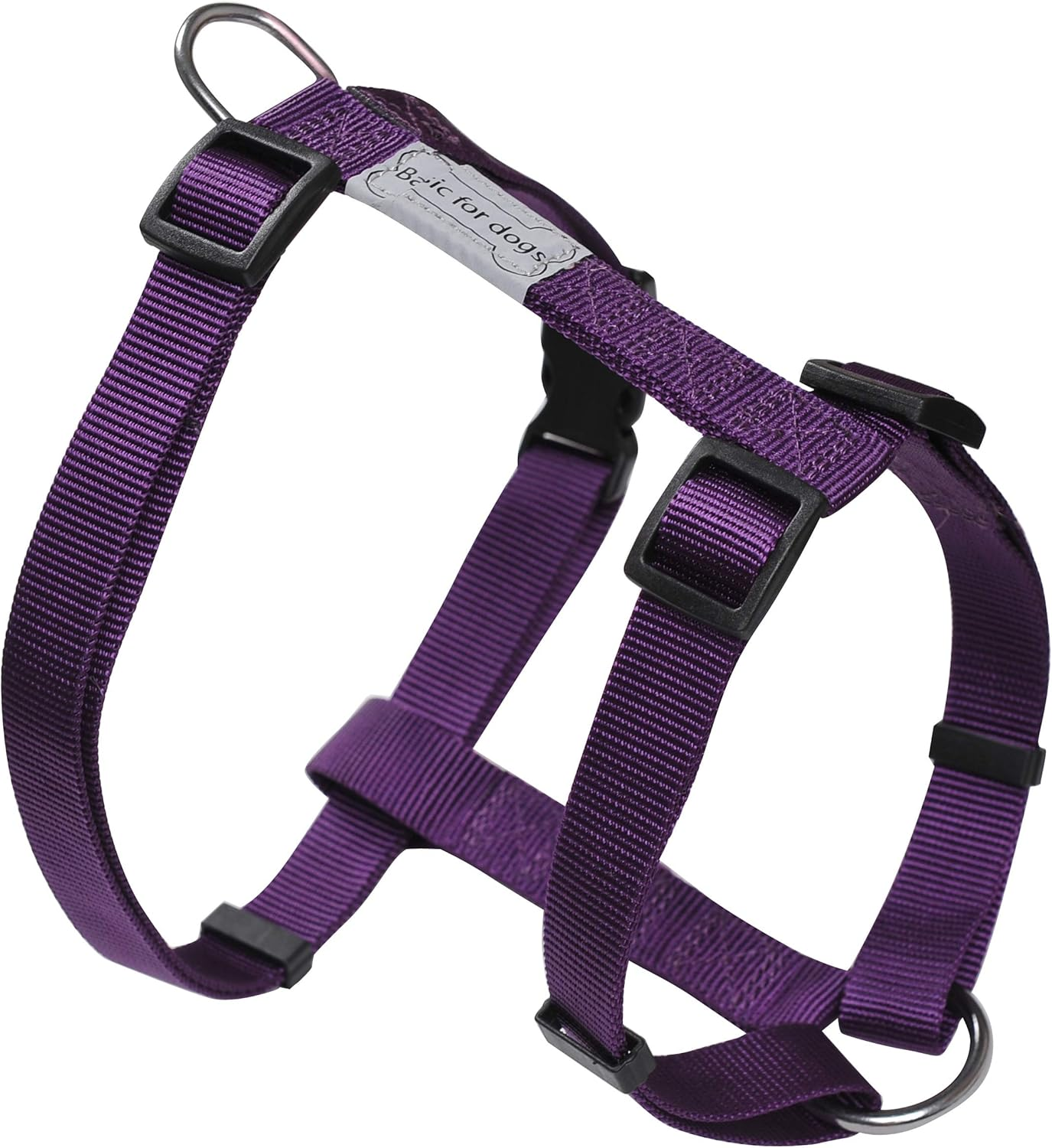 Wouapy Basic Line Harness for Dog, 40 Mm Width/Thorax of 74/117 Cm, Purple Harness