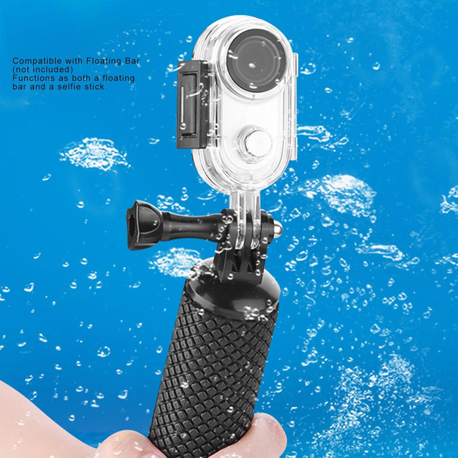 40M Underwater Diving Protective Shell, Waterproof Case with Bracket Accessories for GO3S, Swimming Diving Surfing Photography