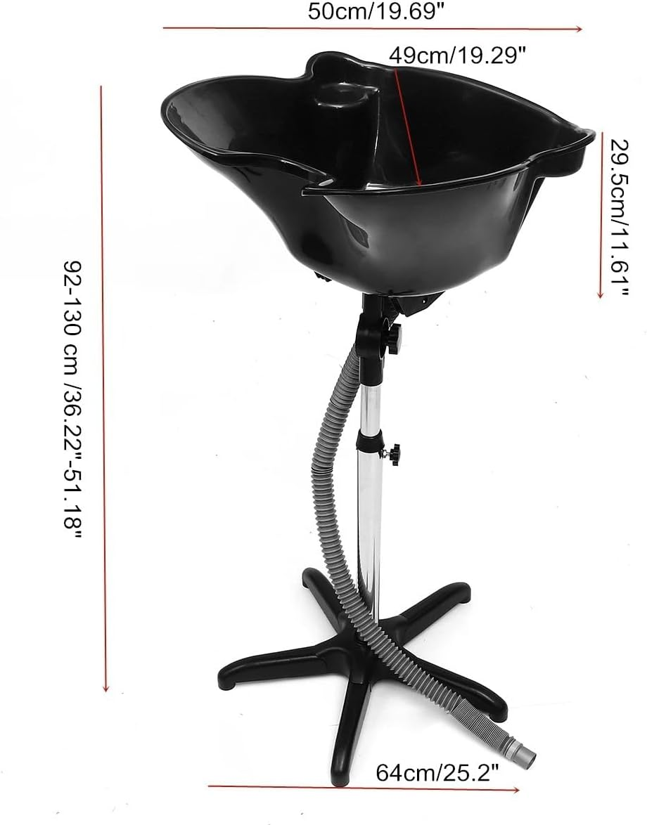 Portable Hairdressing Sink &ndash; Adjustable, Lightweight, and Durable Shampoo Bowl for Professional and Home Use. image number 2