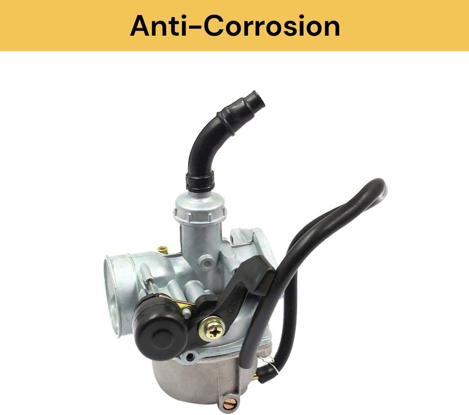 EZONEDEAL PZ19 Choke Carburetor for 50Cc 70Cc 80Cc 90Cc 110Cc 125Cc ATV Dirt Pit Bike Fits with Bike Taotao Honda CRF by Chinese Quad Parts 4 Stroke ATV Go Kart Pit Dirt Bike image number 6