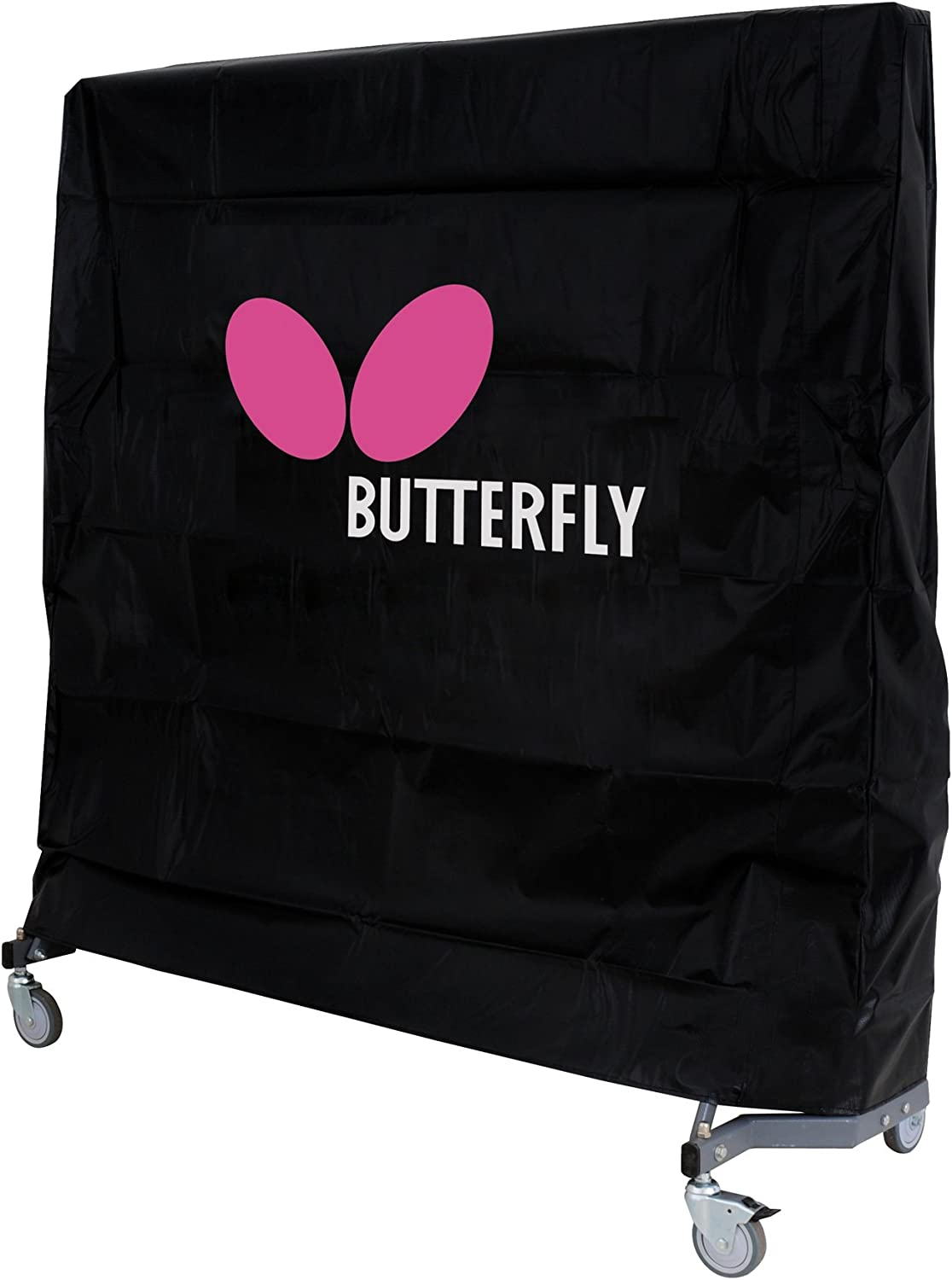 Butterfly Weatherproof Table Tennis Table Cover - Protect Your Ping Pong Table - Fits Regulation Size Tables &ndash; for Indoor or Outdoor Use - Made of Weatherproof Nylon,Black image number 1