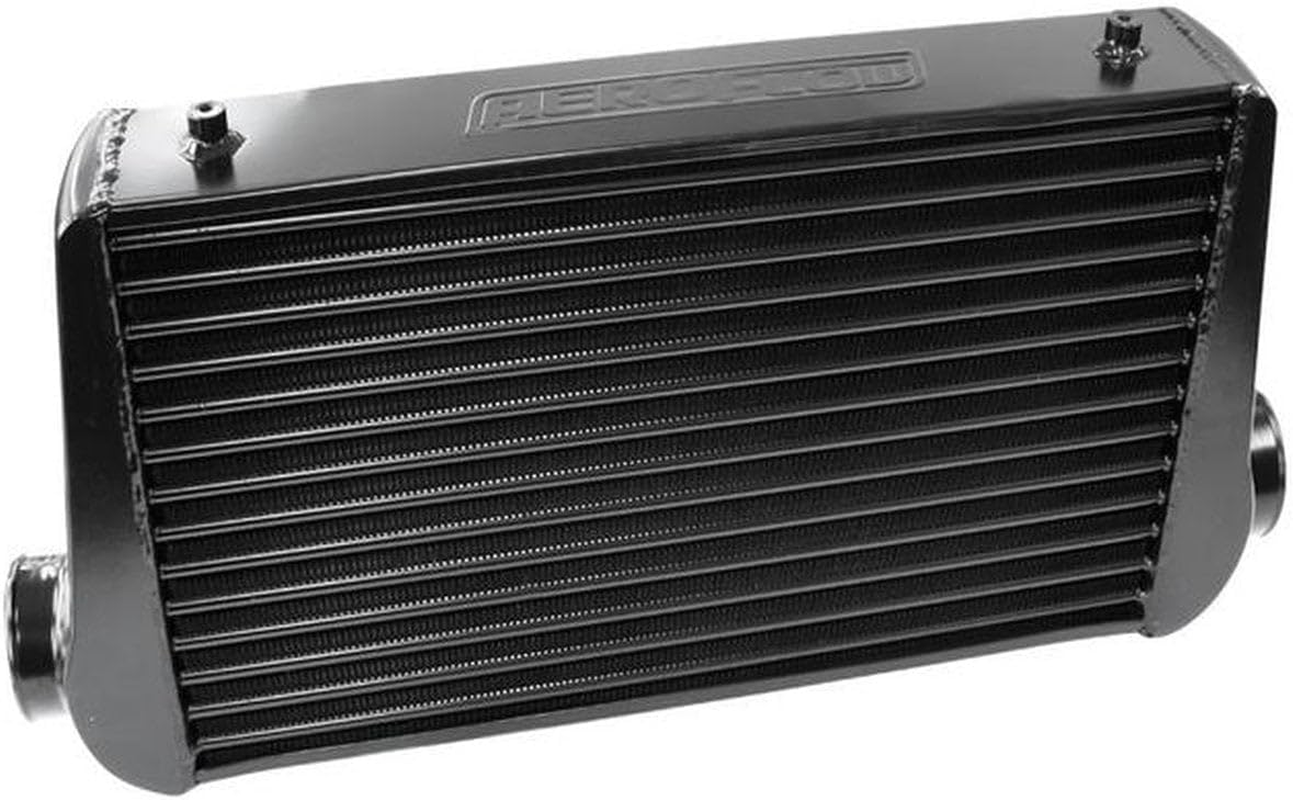 Aeroflow AF90-1001BLK Front Mount Intercooler (Black) 450X300X76Mm