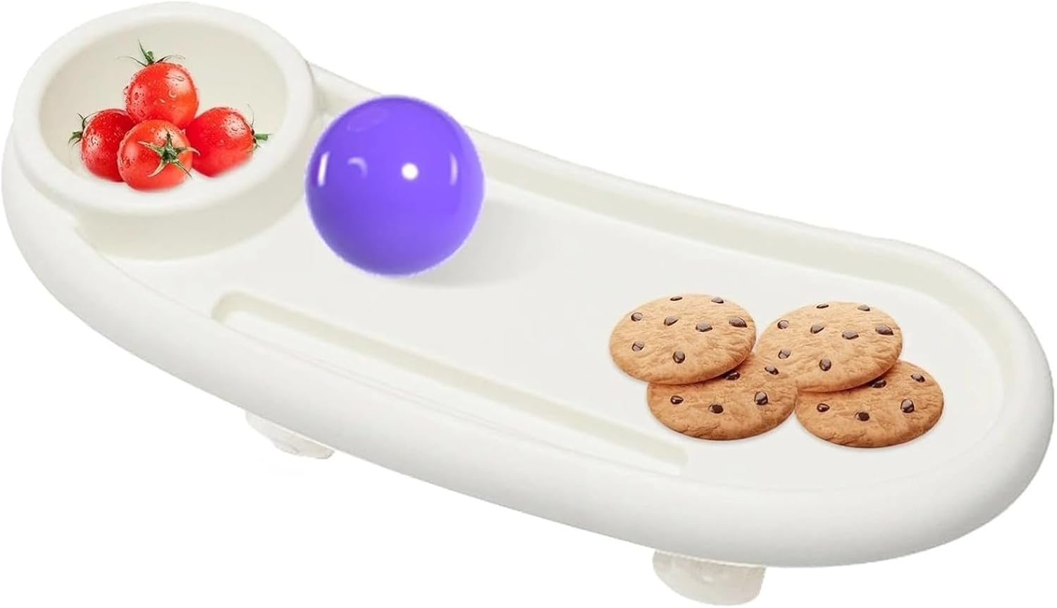 Universal Stroller Snack Tray with Cup Holder, Removable & Adjustable Stroller Organizer for Snacks, Phone, Drinks, Fits Most Prams and Strollers, Multi-Functional Stroller Accessory