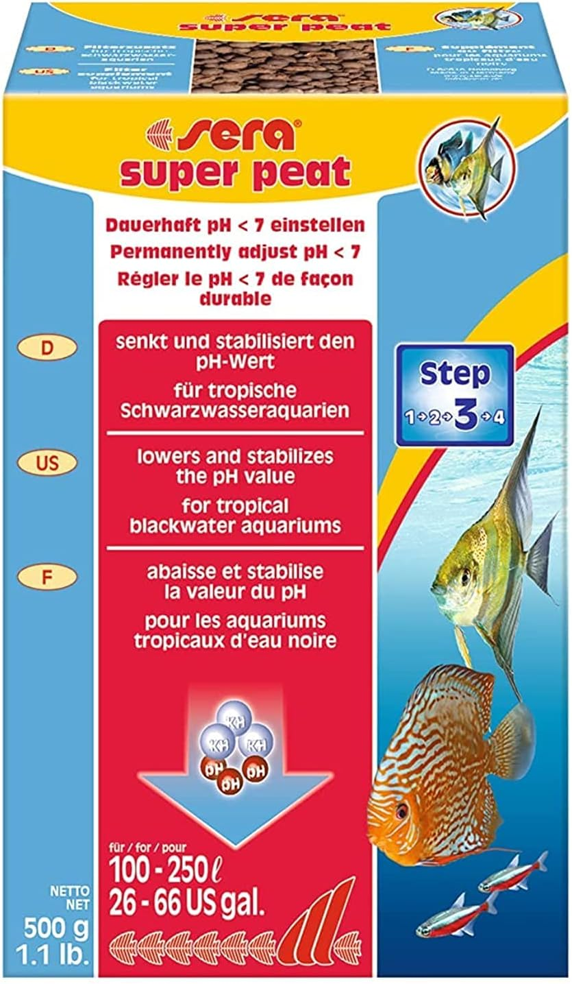 Sera Super Peat 500 G, 1.1 Lb. Aquarium Filter Accessories