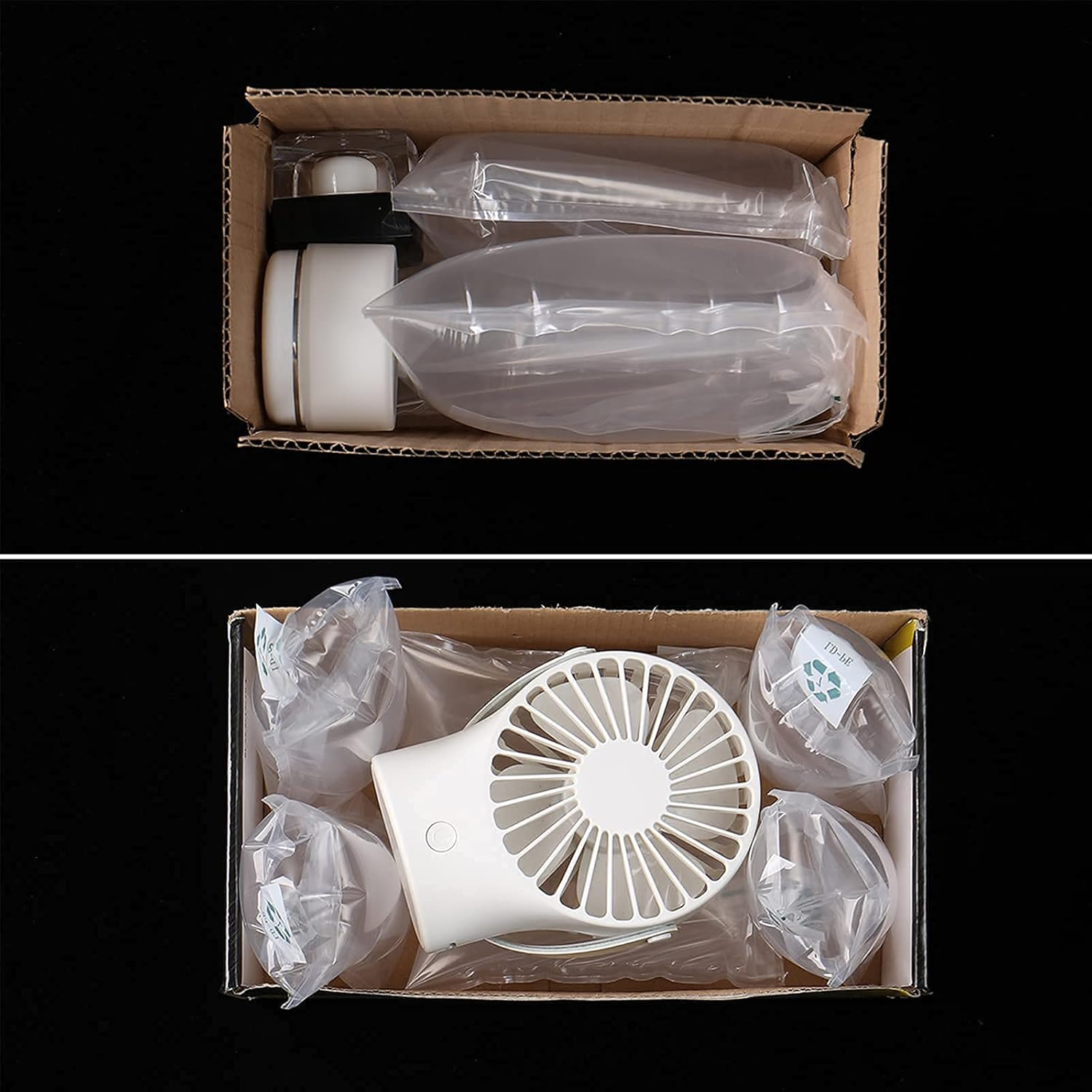 Clear Plastic Inflatable Bag with Free Pump - Air Cushion Packaging Protector - 4X6 Inches, 50 Pieces image number 1