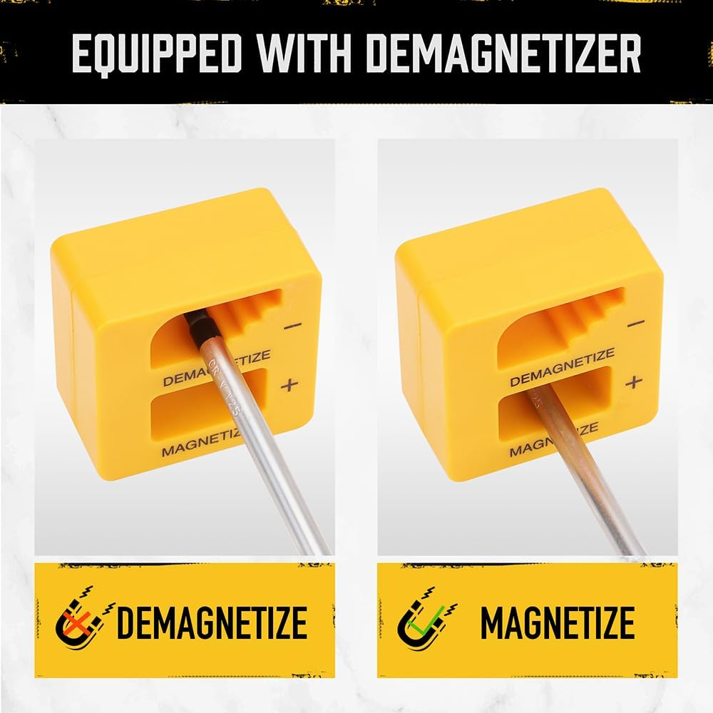HORUSDY 13-Piece Magnetic Torx Screwdrivers Set | T5 - T40 Magnetic Torx Screw Drivers Set | Star Screwdriver Set image number 5