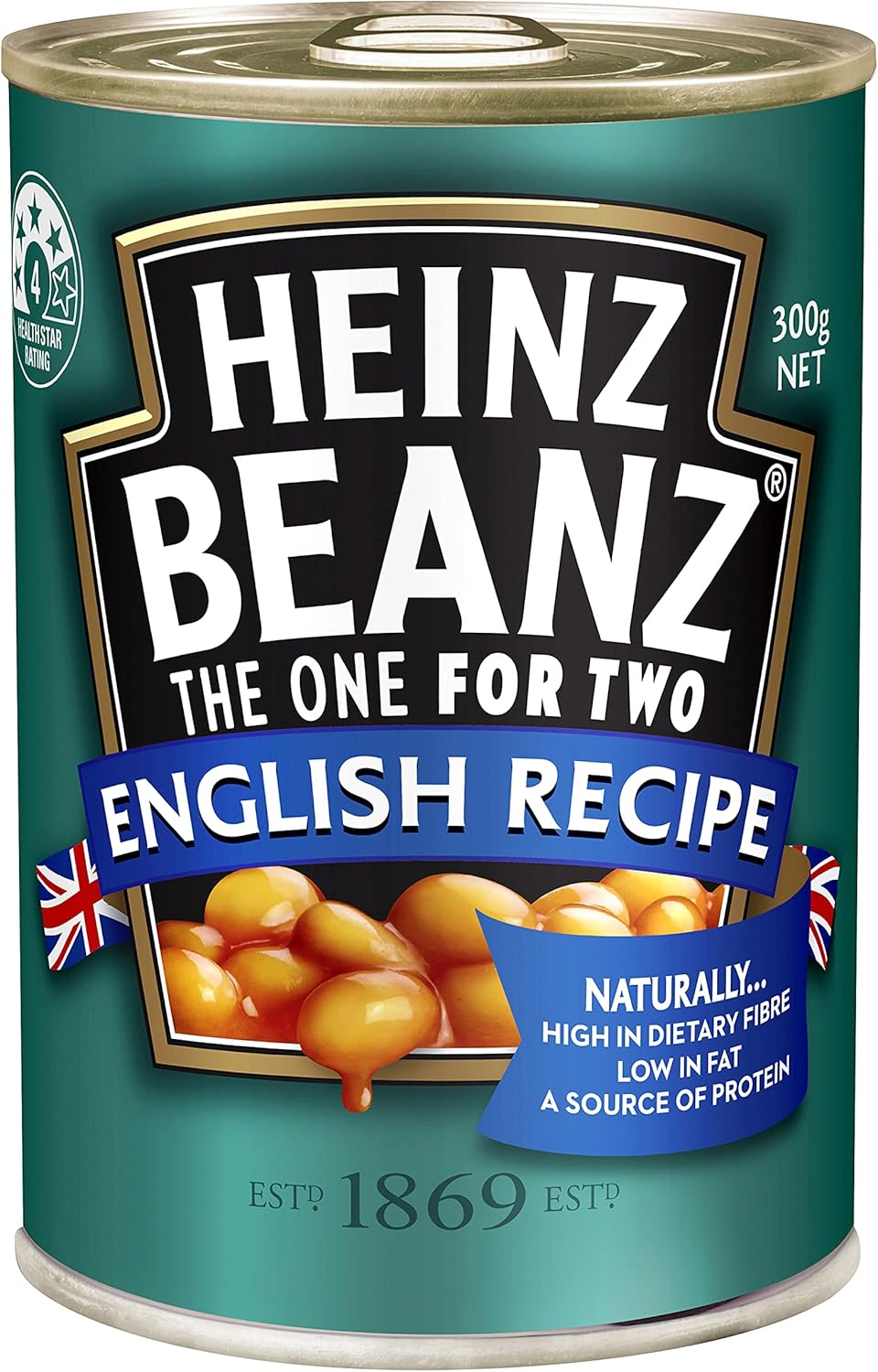 Heinz Beanz Baked Beans English Recipe Can 300G