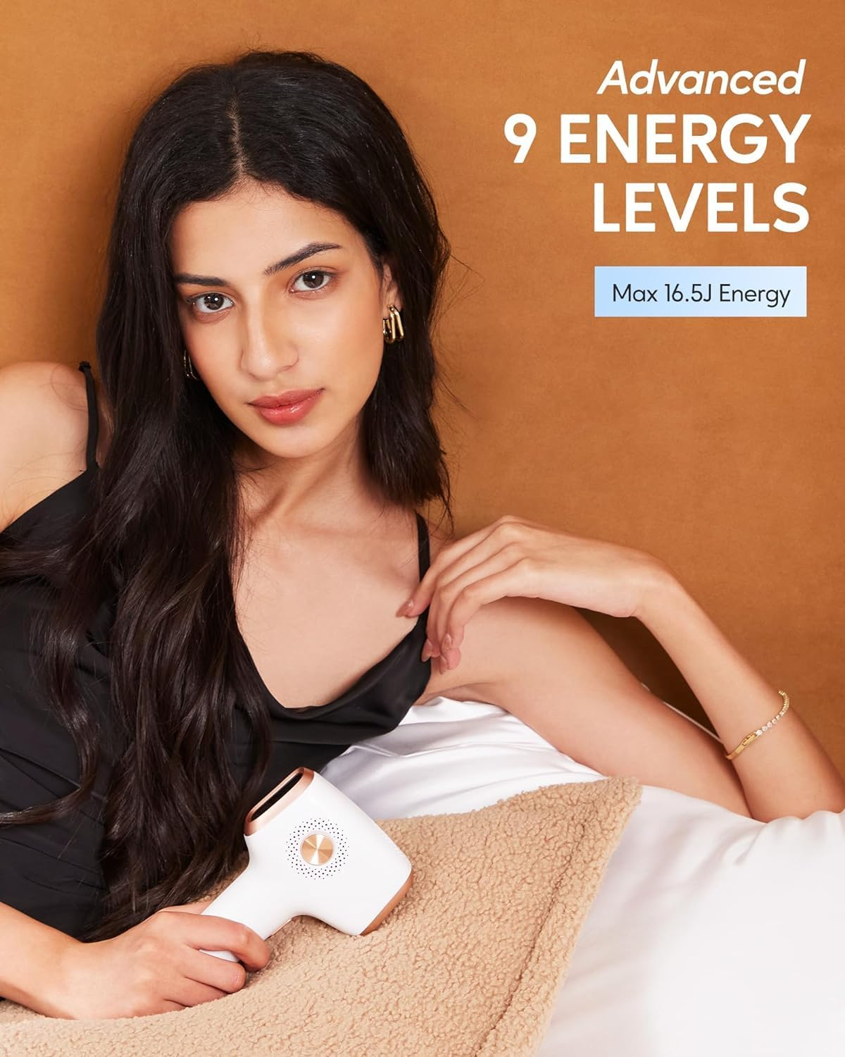 MINYII Laser Hair Removal with Ice Cooling Care Function for Women Permanent,999,999 Flashes Painless IPL Hair Remover, Hair Removal Device for Armpits Legs Arms Bikini Line (White) image number 4