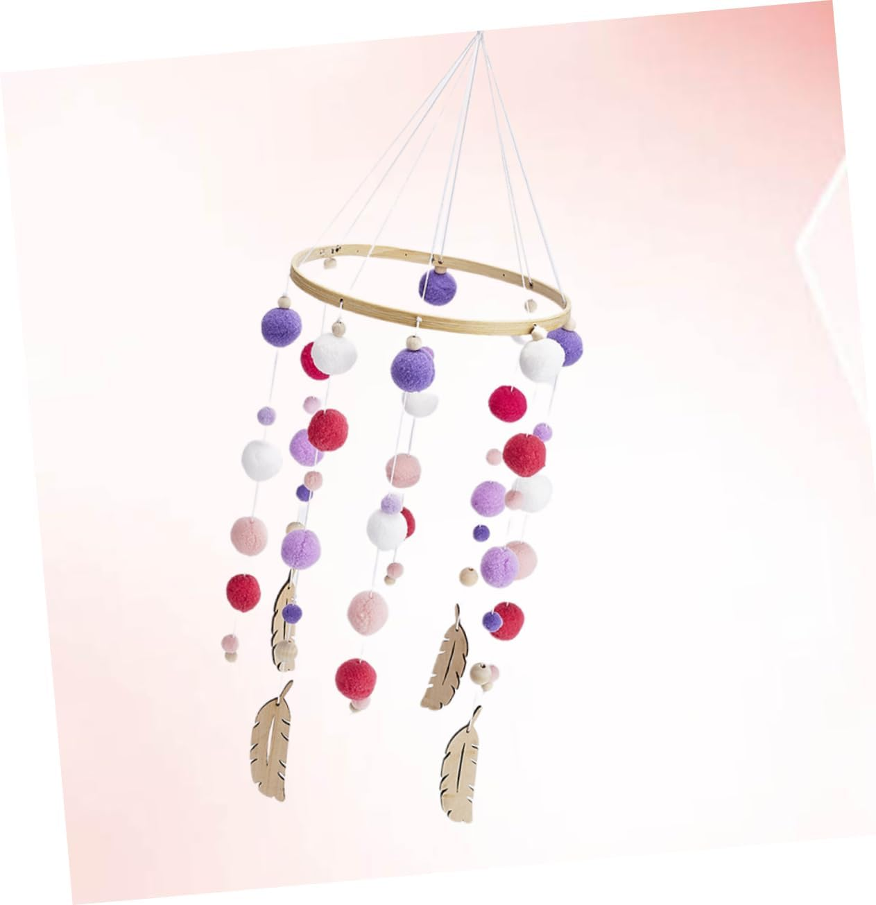 Hairball String Pendant Wall Hanging Decor Adorable Livingroom Hangings Hairball Pendant Wall Decor for Home Shop image number 3