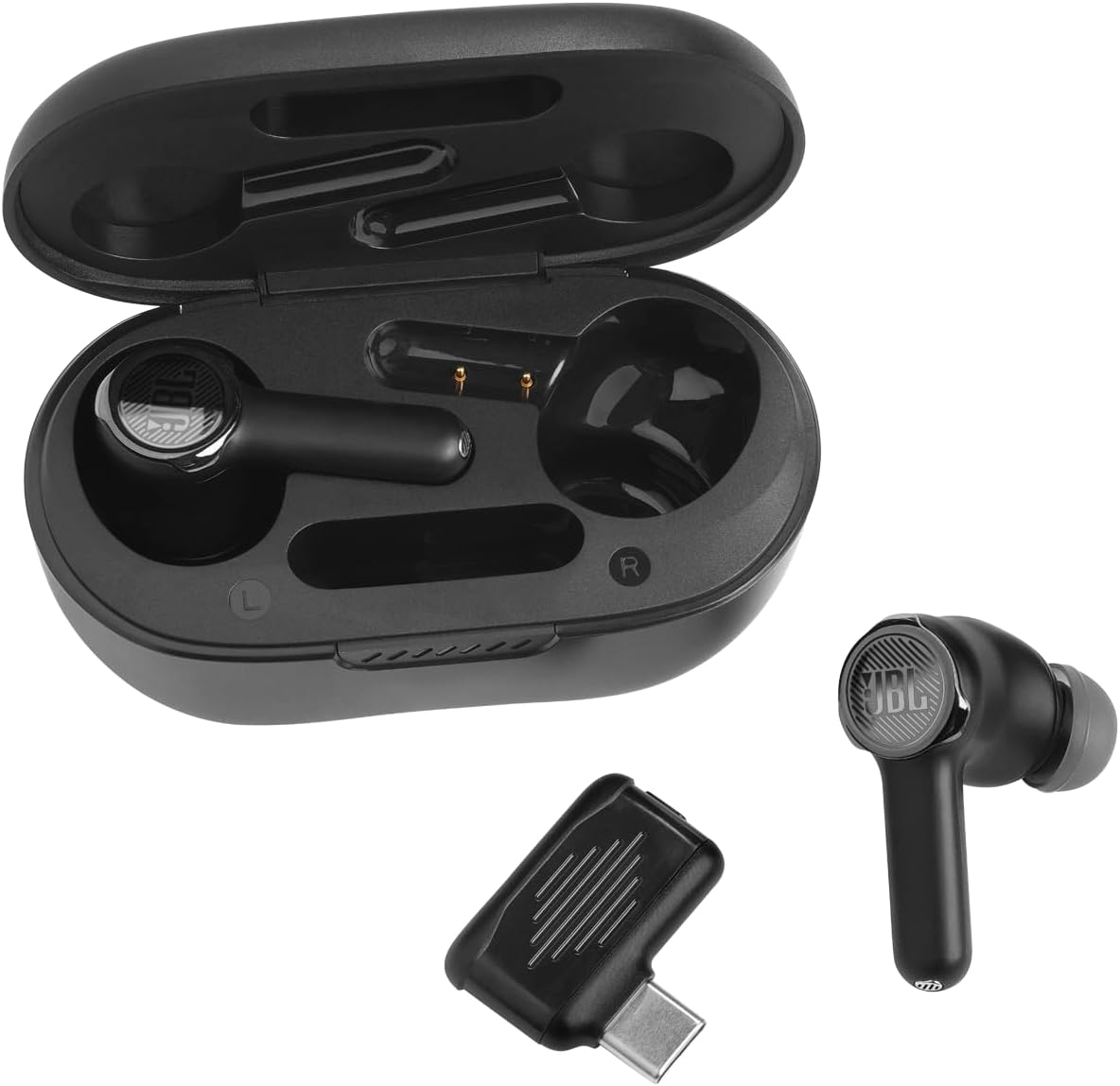 JBL Quantum True Wireless Gaming Earbuds Black image number 3