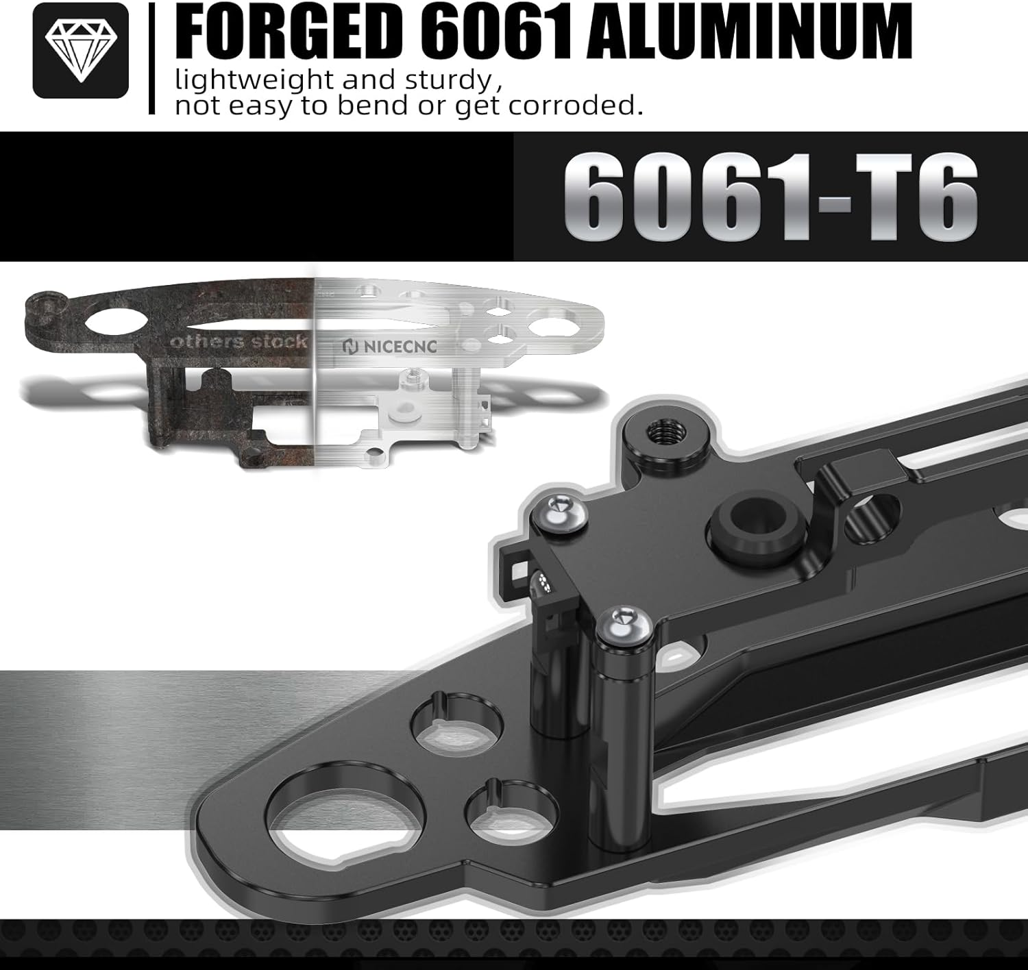 NICECNC Ignition Device Relocation Dash Kit Compatible with KTM 150 250 300 XC-W TPI 2024 250 300 EXC 2024 350 450 500 EXC F 2024 500 EXC F Six Days 2024 350 500 XW-F 2024 450 XCF-W 2024,Dirt Bike image number 4