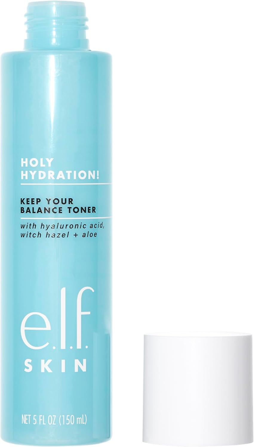 E.L.F. Keep Your Balance Toner, Gentle, Refreshing, Anti-Inflammatory, Removes Makeup & Impurities, Hydrates, Cleanses, Soothes, Infused with Hyaluronic Acid, Witch Hazel and Aloe, 5.072 Fl Oz image number 1