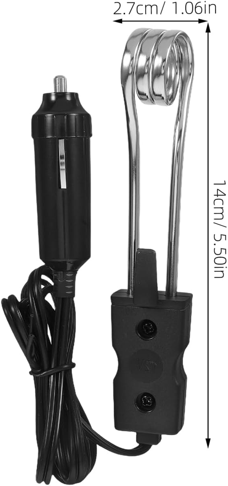 Portable Car Water Heater Immersion Water Warmer for Vehicle Mug Cup Instant Boil Travel Auto Drink Hot Drinks Instant Electric Car Beverage Heater image number 6