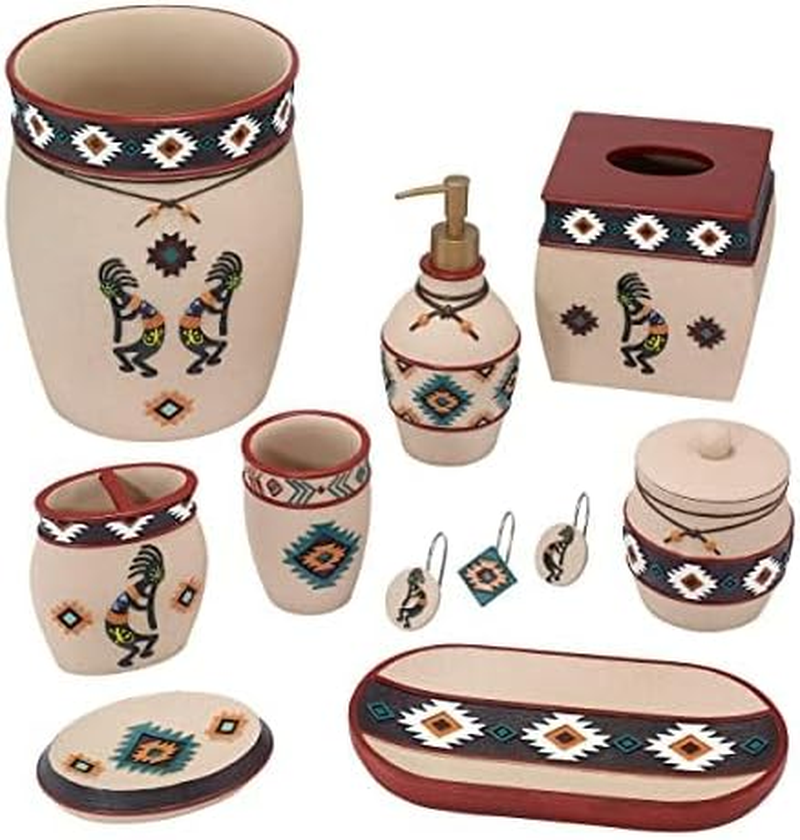 Avanti Linens Navajo Dance Collection, Decorative Wastebasket image number 3