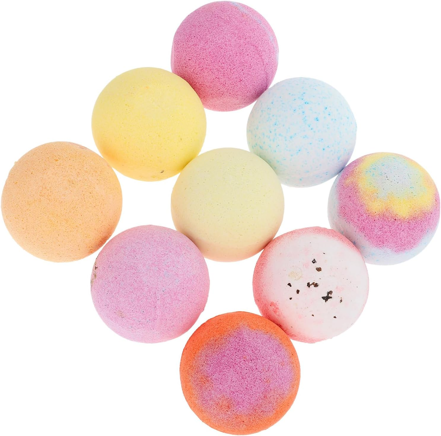 Healvian 9Pcs Bathing Balls Essential Oils Bath Bomb Balls Smooth Moisturize Whitening Exfoliating image number 2