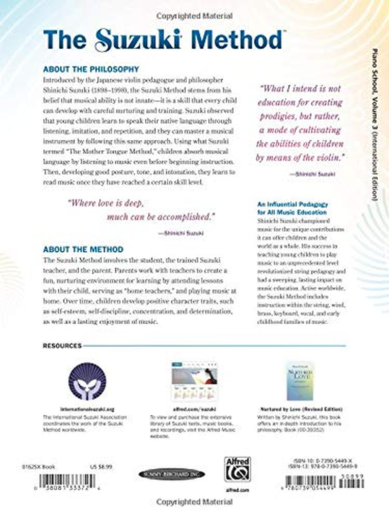Suzuki Piano School- New International Edition- Volume 3 image number 2
