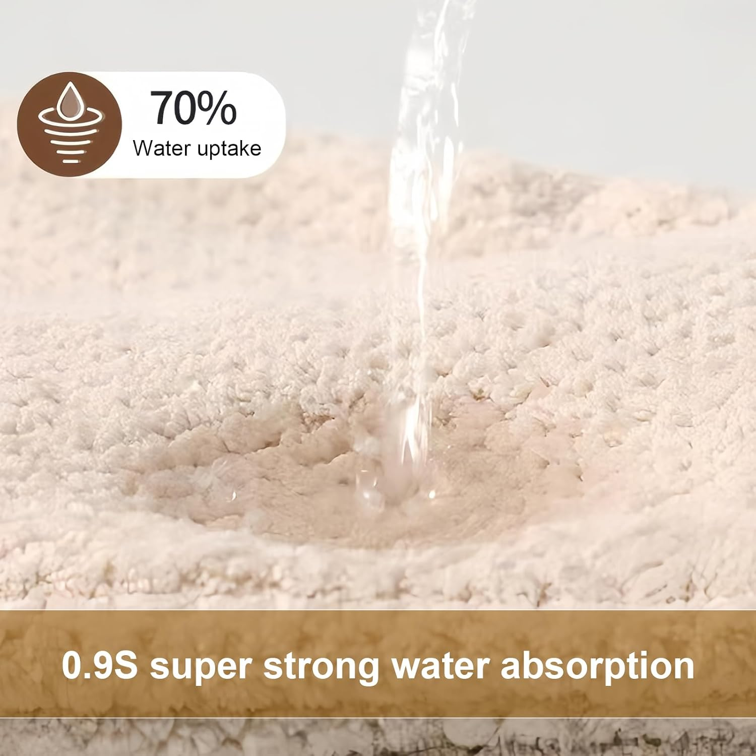 Luxury Large Hair Turban Towel for Women Girls, Quick Dry Super Absorbent Hair Drying Towel with Elastic Band, Soft and anti Frizz Hair Turban Microfibre Towel for Wet Hair Long Thick Curly image number 2