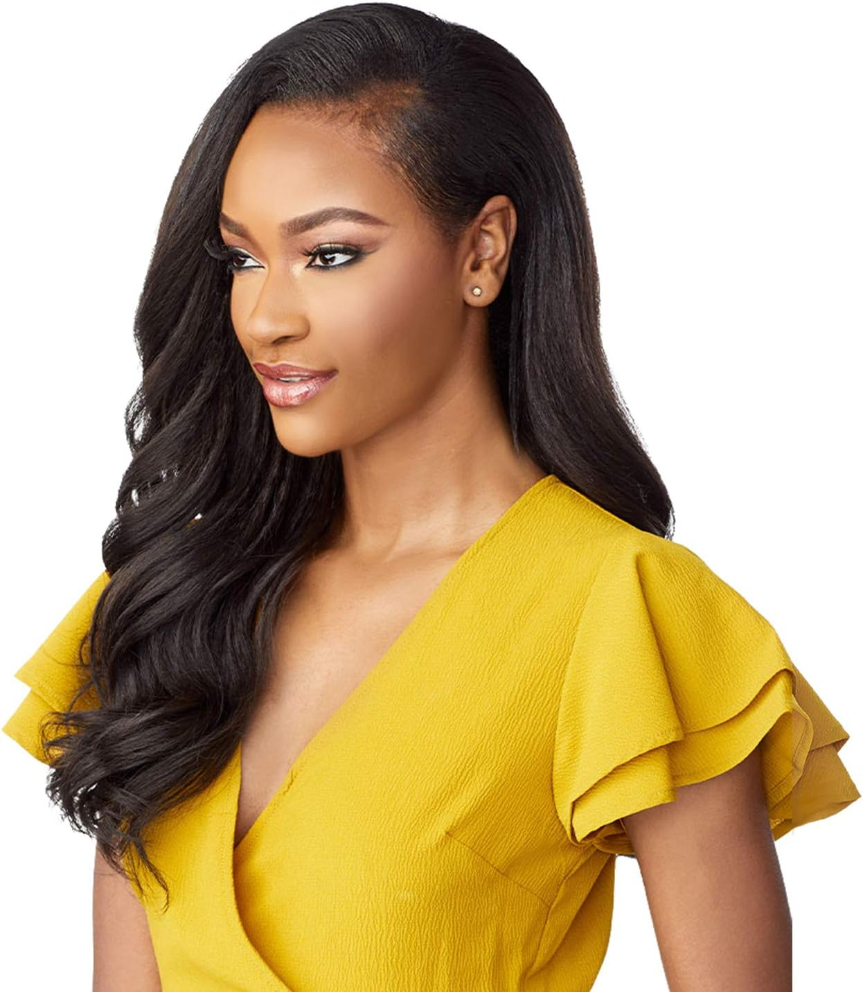 Sensationnel Instant Weave Synthetic Half Wig with Drawstring Cap - IWD 004 (1B off Black) image number 4