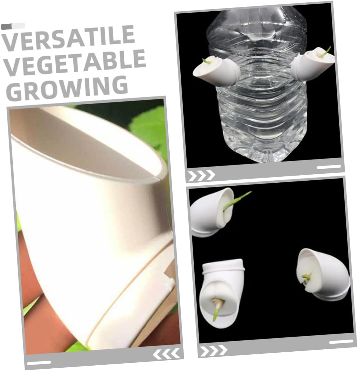 NULYLU 10Pcs Hydroponic Growing Tower Cups PVC Mesh Planting Cups for Vertical Hydroponics System 38Mm Hole Compatible for Soil-Free Balcony Gardening image number 5